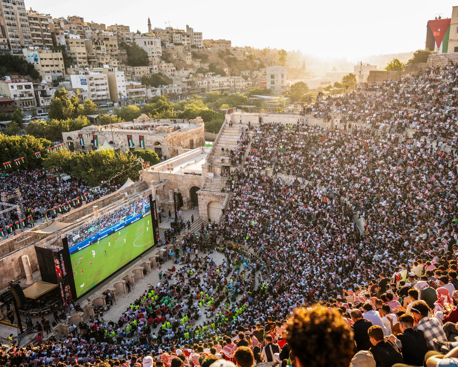 2000-Year-Old Roman Theater Hosts World Cup Watch Party