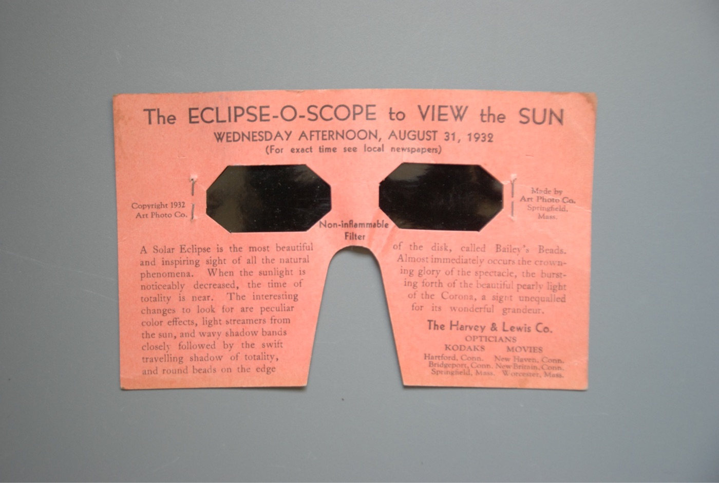 A Collection of Eclipse Glasses (1793-2019)