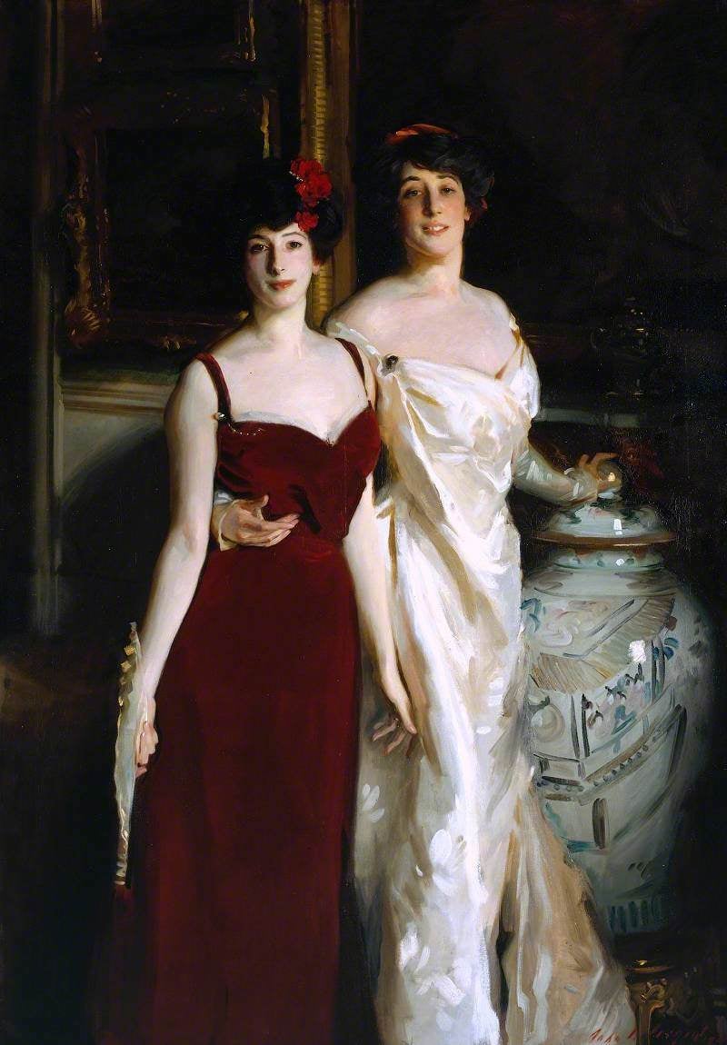 portrait of two women by John Singer Sargent