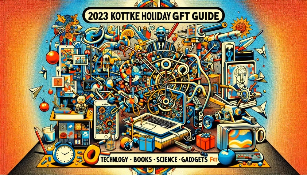 header graphic for the 2023 Kottke Holiday Gift Guide