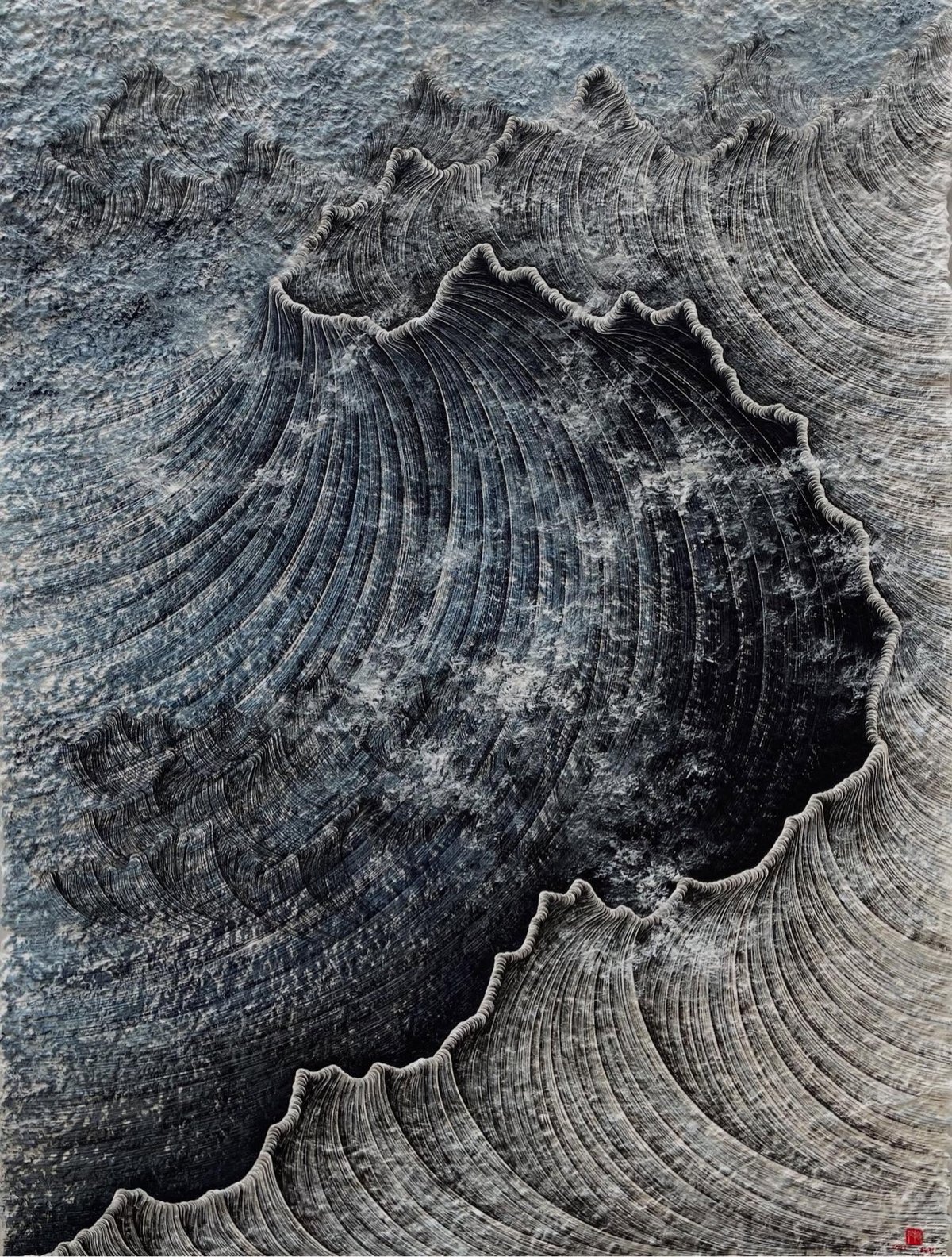 Poëtische textuurlandschappen door Lee Hyun-Joung