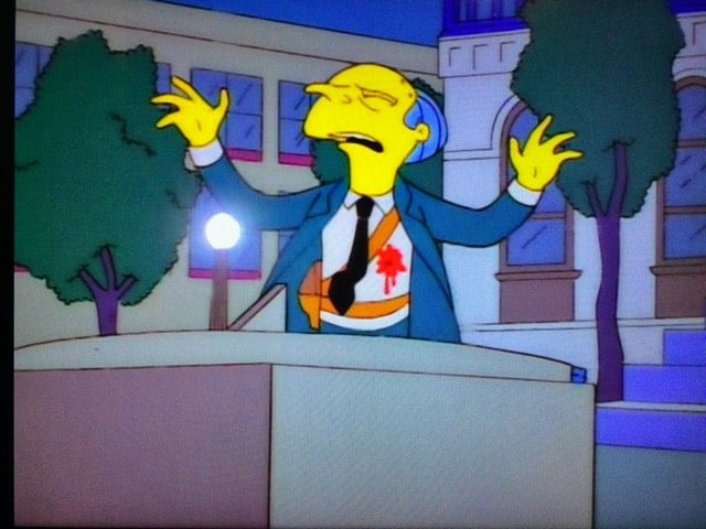 Mr Burns Dead