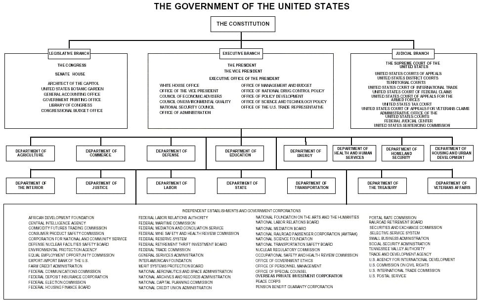 US Govt Org Chart