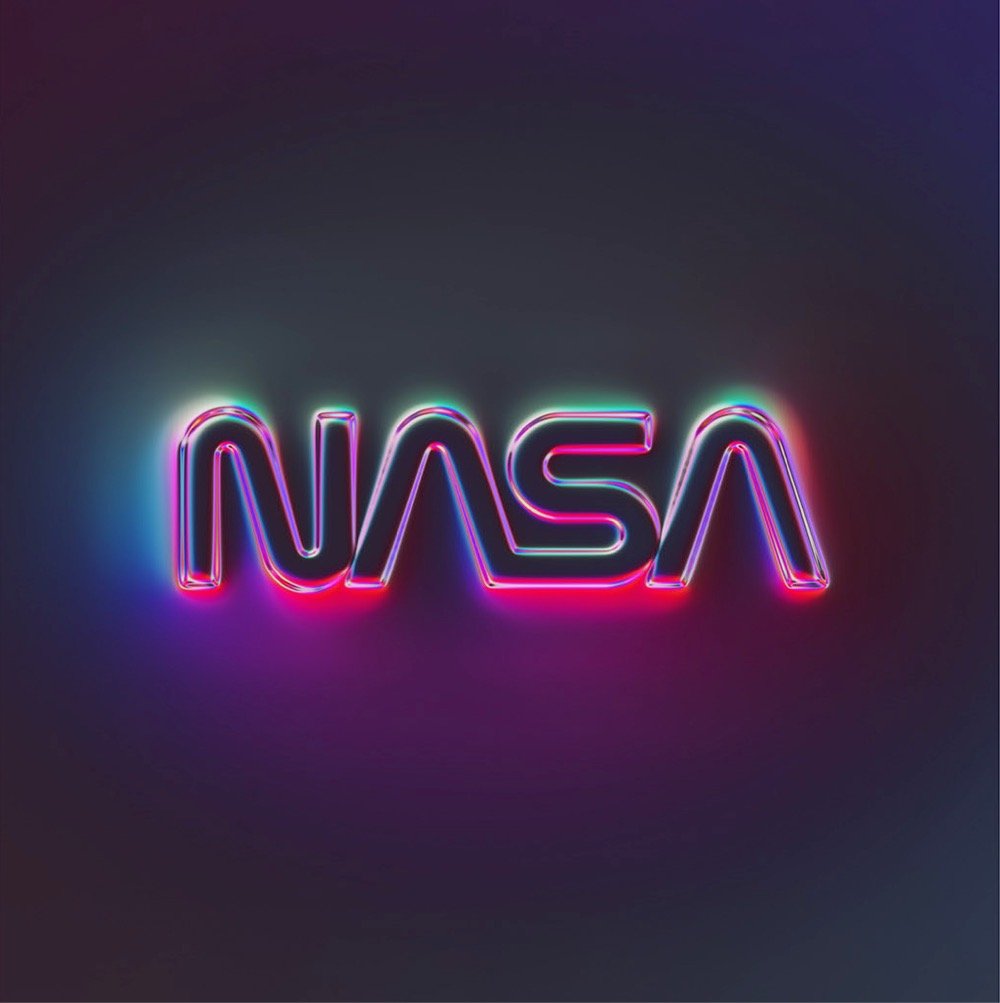 colorful NASA logo