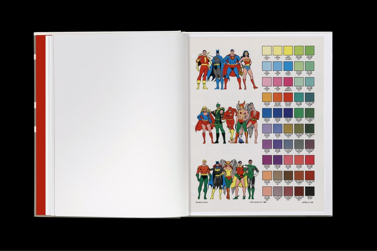 color palettes of DC superheroes
