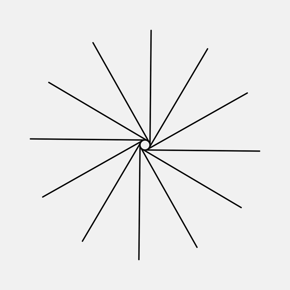 a spiral shape