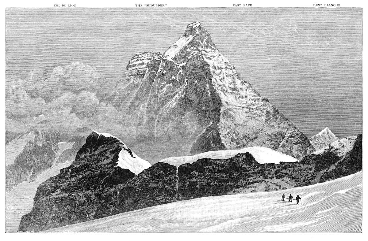 Matterhorn from near the Submit of Theodul Pass