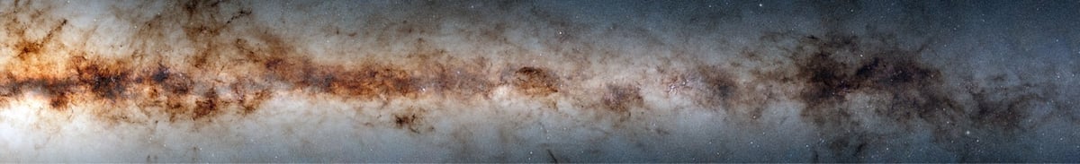 image of part of the Milky Way with 3.32 billion individually identifiable objects