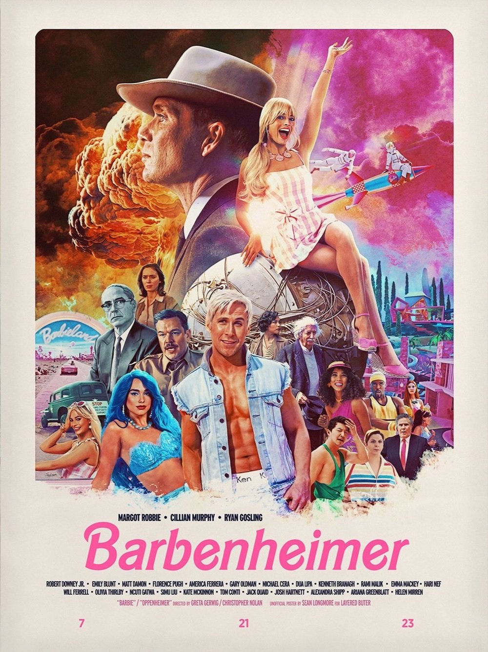 movie poster for Barbenheimer