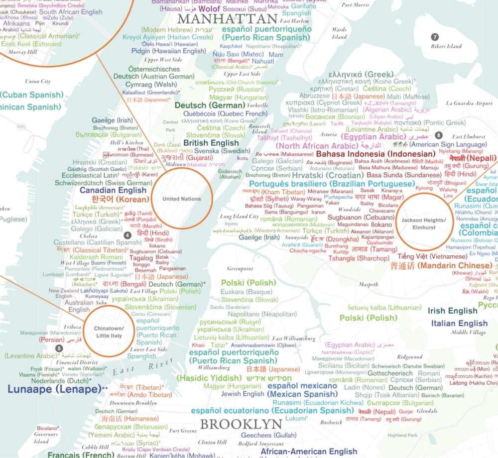 NYC Language Map