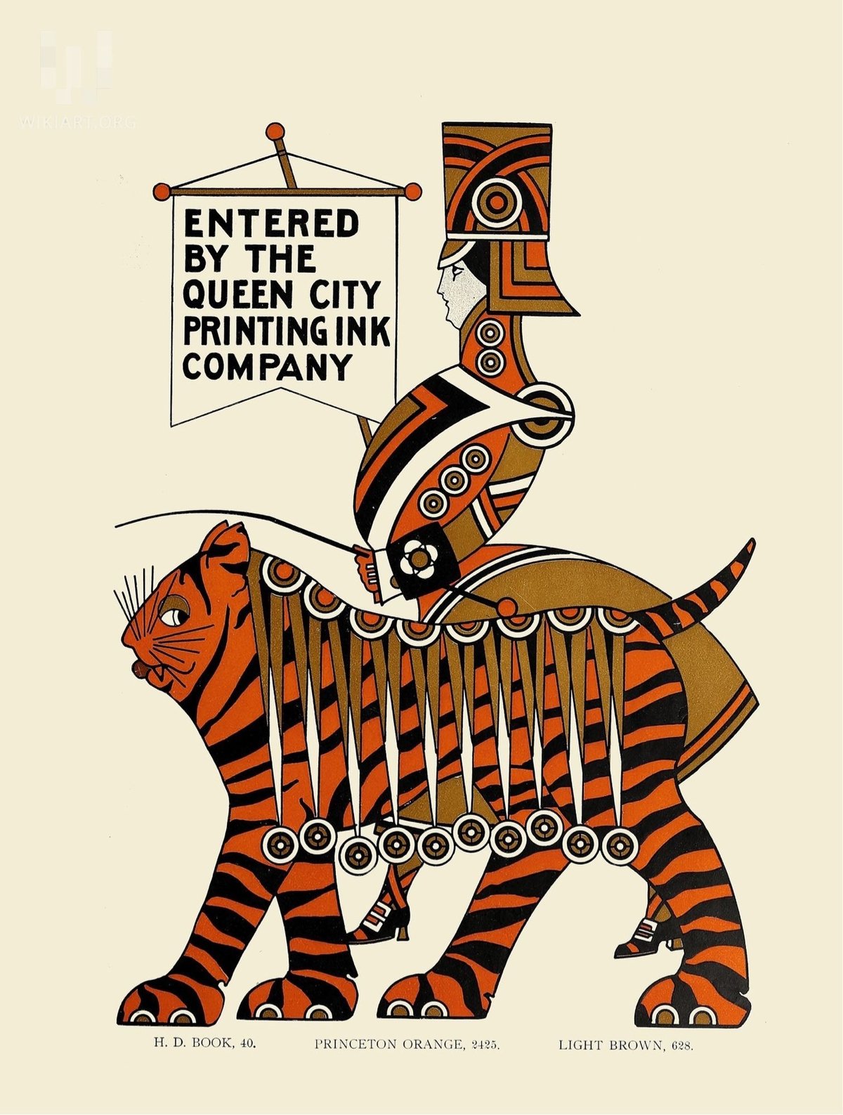 由 Augustus Jansson 绘制的 Queen City Ink 广告