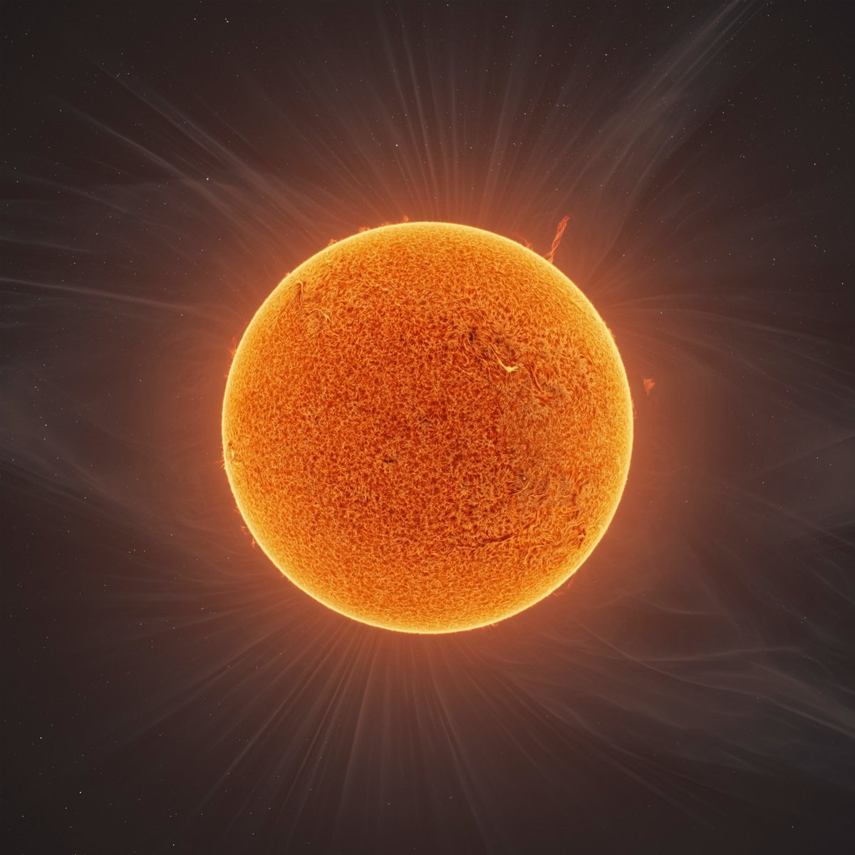 astounding image of the Sun