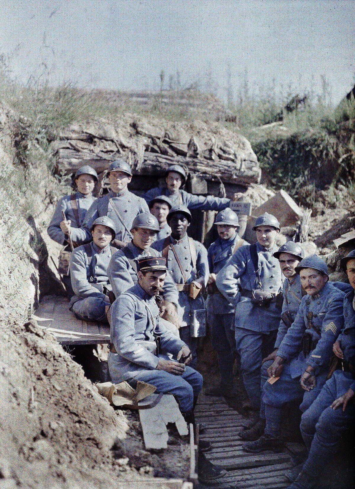 The color photographs of World War I