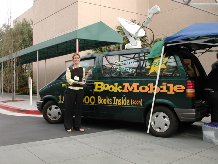 Meg and the bookmobile