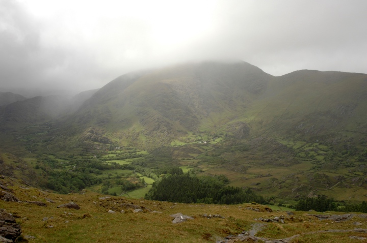 Looking down into Kerry