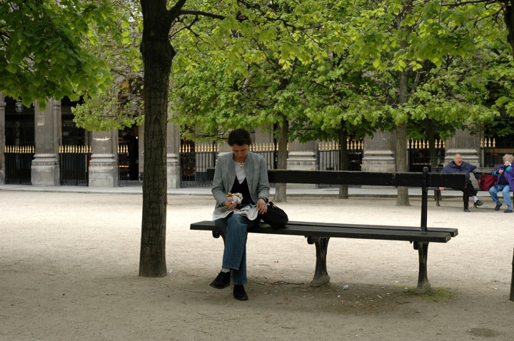 Lunchtime in the jardin