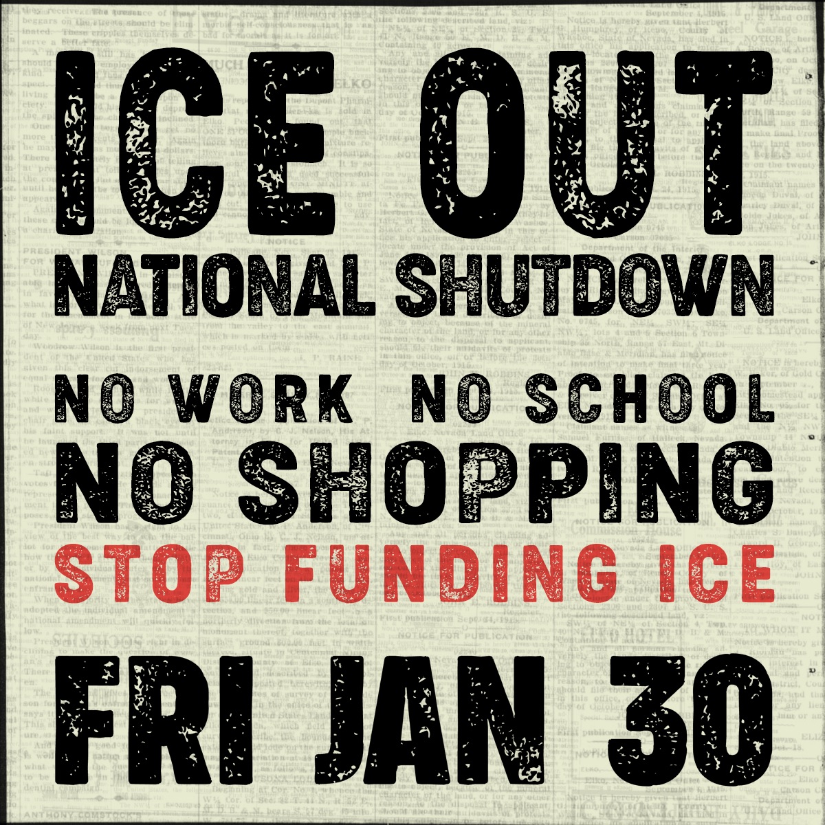 Ice Out — National Shutdown