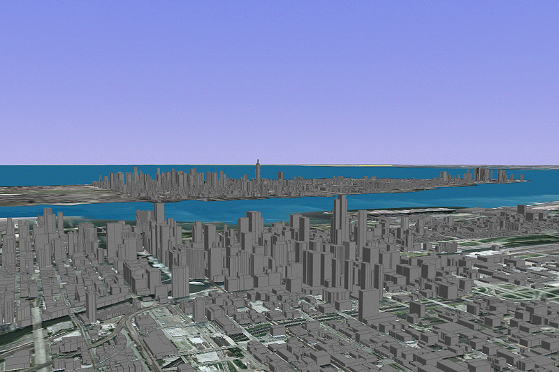 Chicago + Manhattan, 3-D