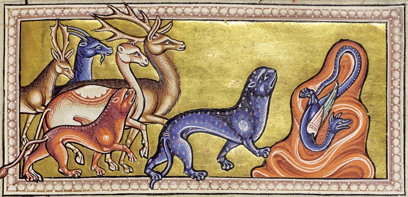 The Aberdeen Bestiary, a gorgeous medieval illuminated manuscript
