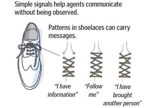 CIA shoelaces