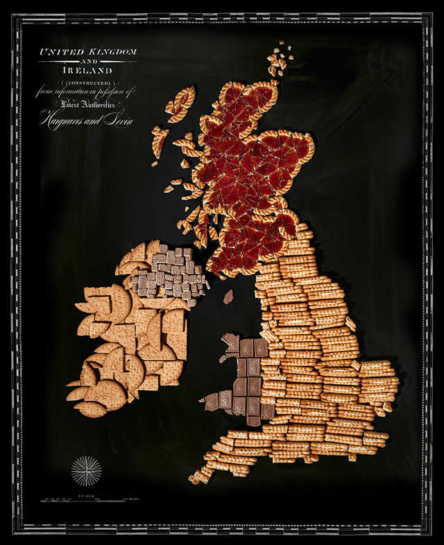 Food Map British Isles