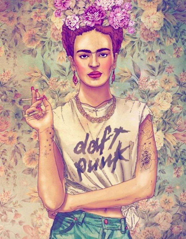 Frida Kahlo Daft Punk