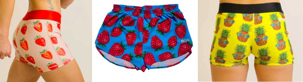 Fruit-Themed Running Clothes for Adults