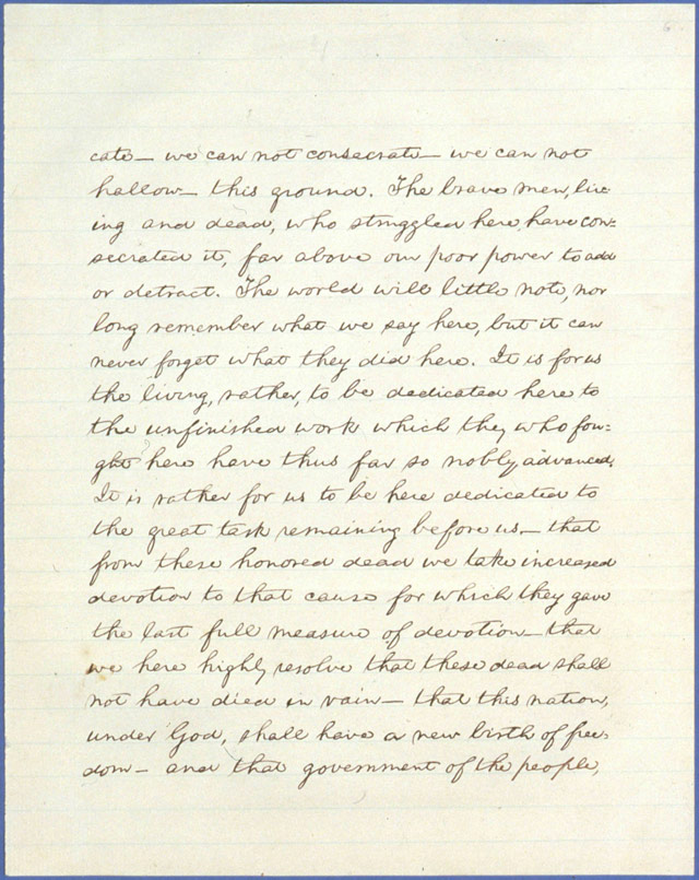 The Gettysburg Address turns 150