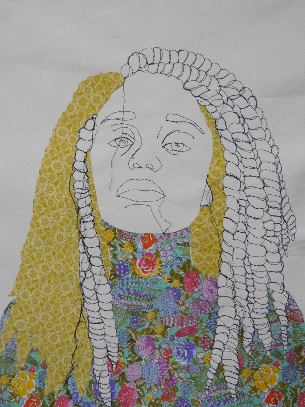 fabric portrait by Gio Swaby