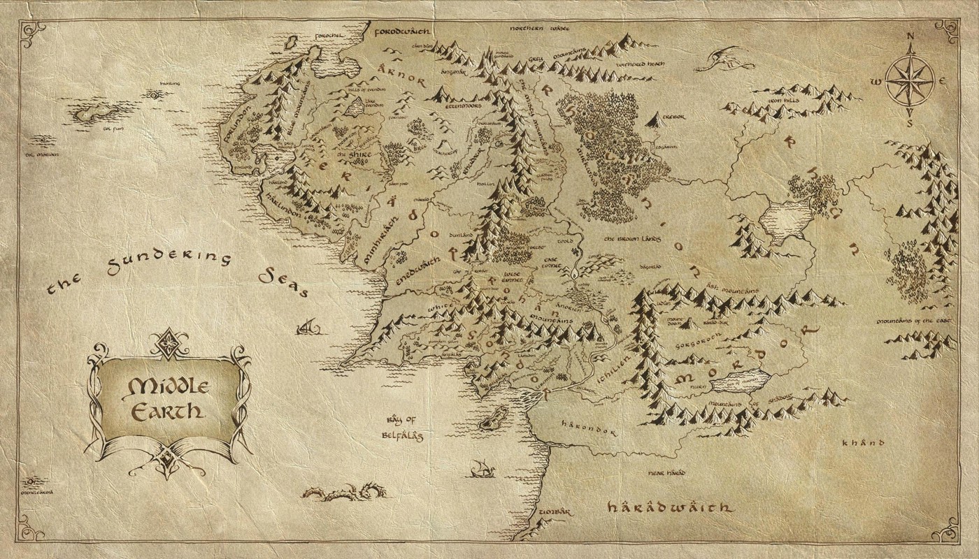 Hobbit Map