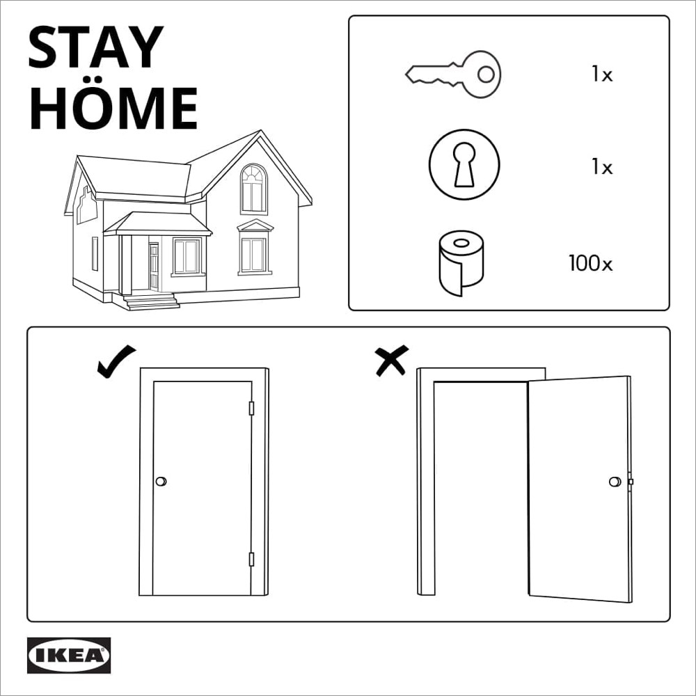 IKEA Anleitung für die Corona Krise 1