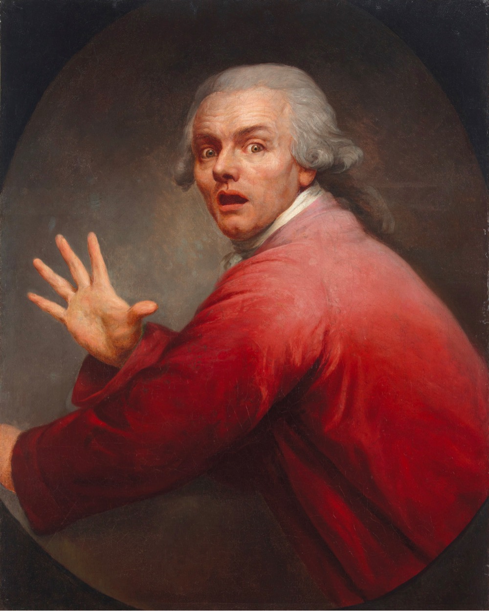 self-portrait by Joseph Ducreux