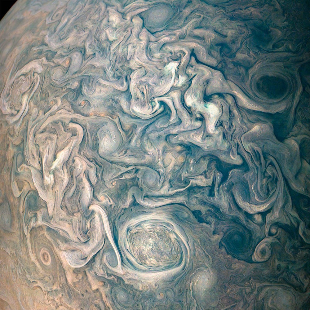 Jupiter Clouds Swirl