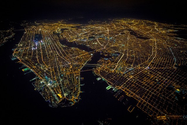 Stunning Aerial Photos Of Nyc At Night By Vincent Laforet