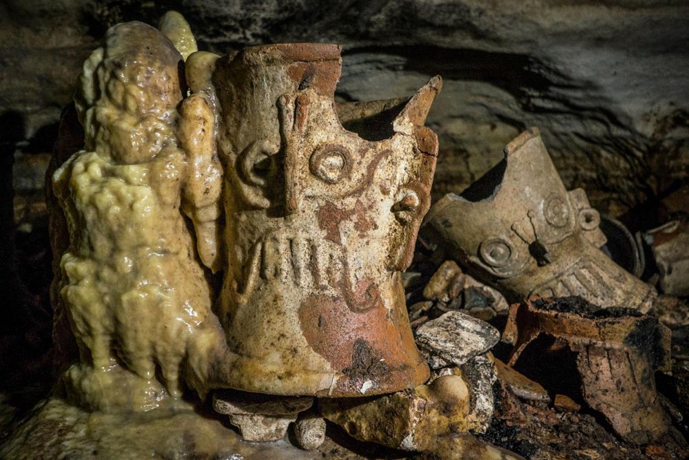 Maya Untouched Cave