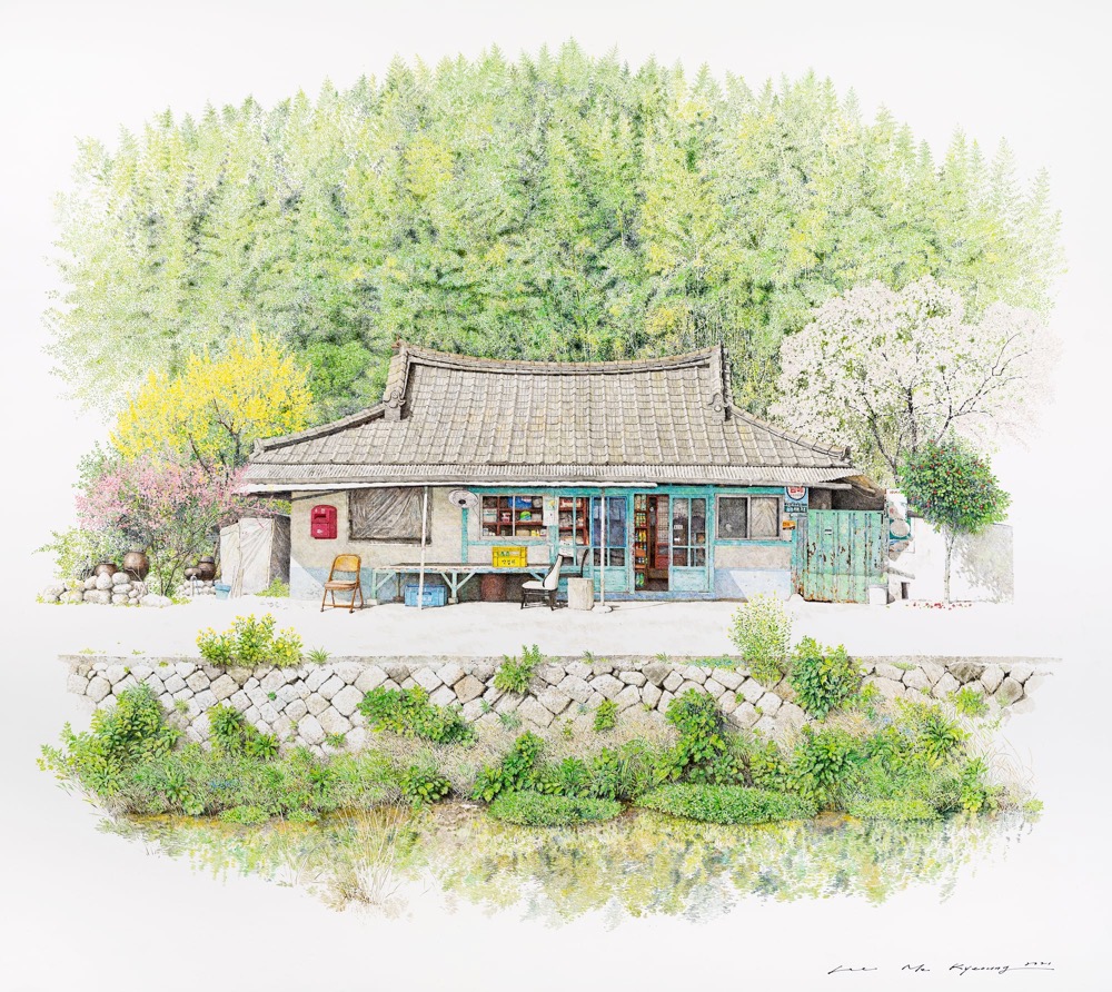 illustration of a Korean convenience store