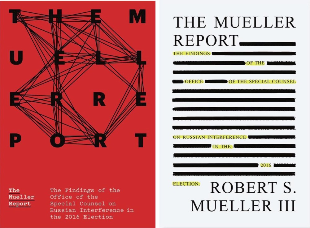 Mueller Report Book Covers