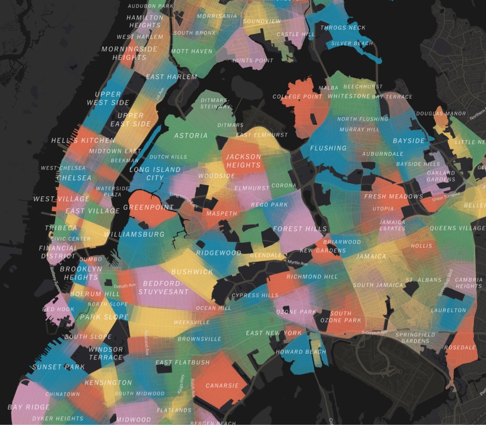 An Extremely Detailed Map of New York City Neighborhoods