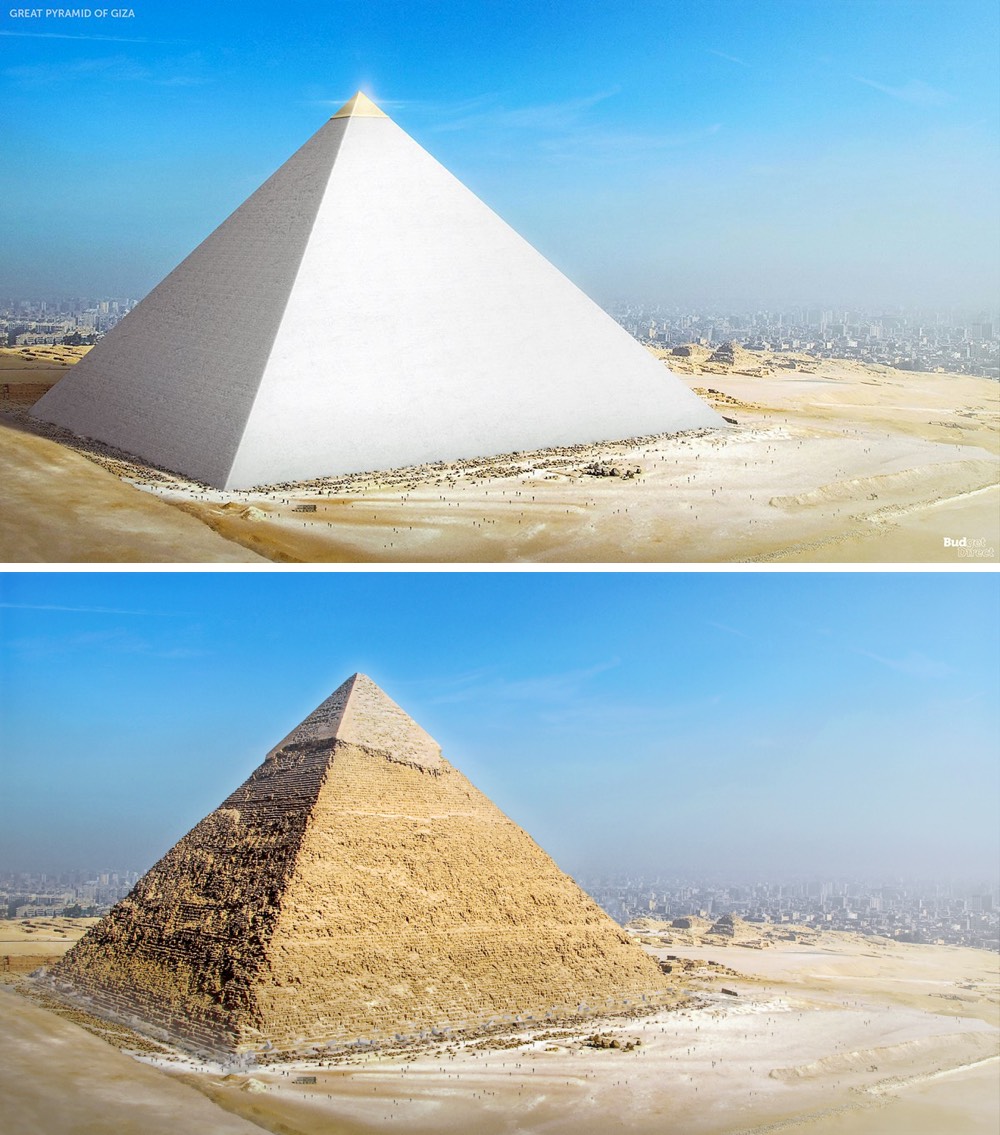 How The Great Pyramid At Giza Looked In 2560 e