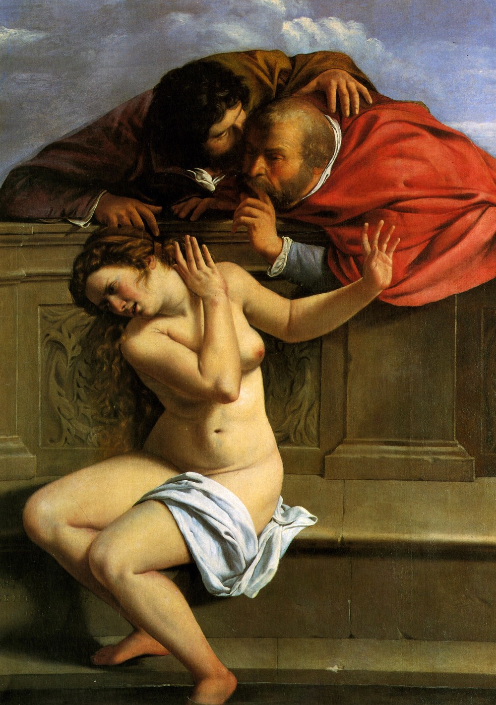 Painting of Susanna and the Elders (1610) by Artemisia Gentileschi