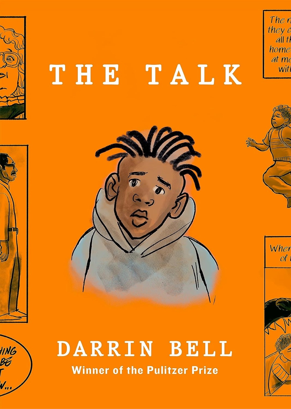 the cover for a graphic novel called The Talk by Darrin Bell