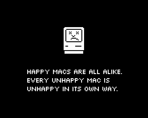 Unhappy Mac