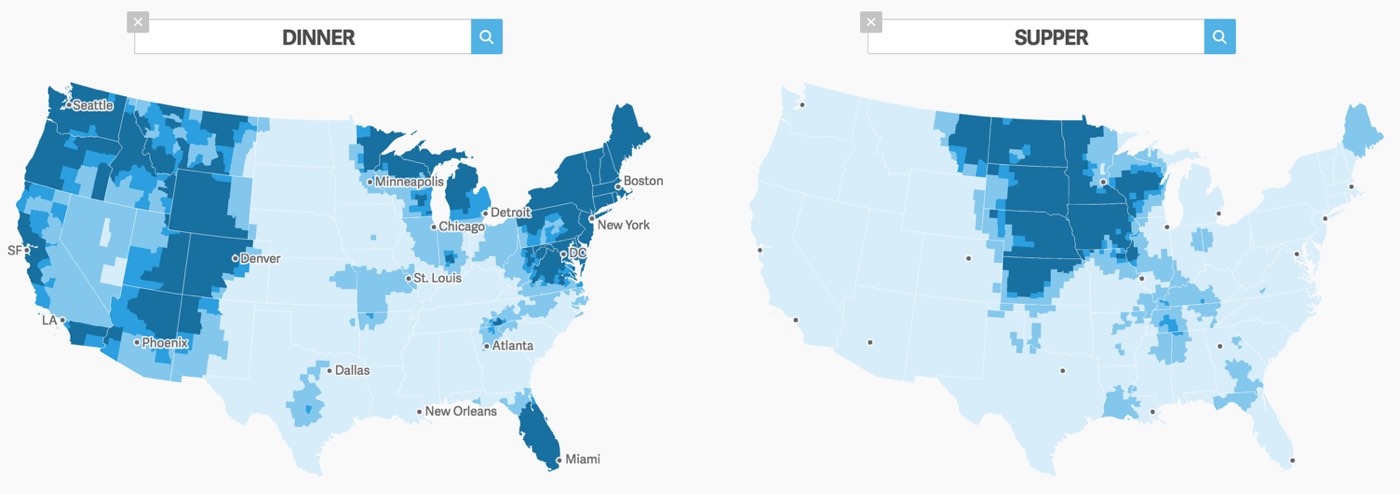 US Map Language