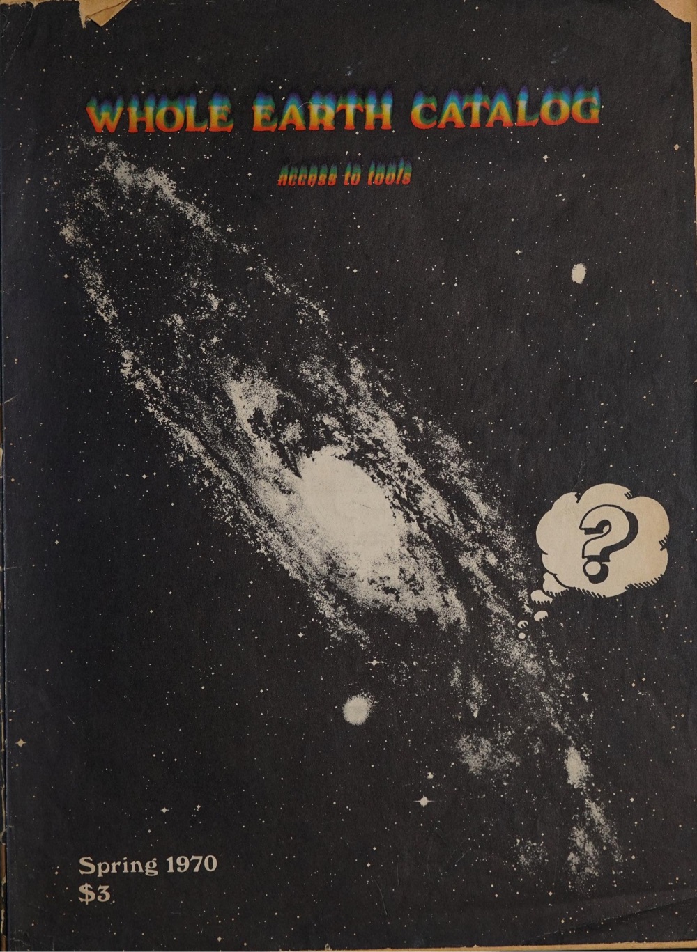 cover of the first issue of the Whole Earth Catalog