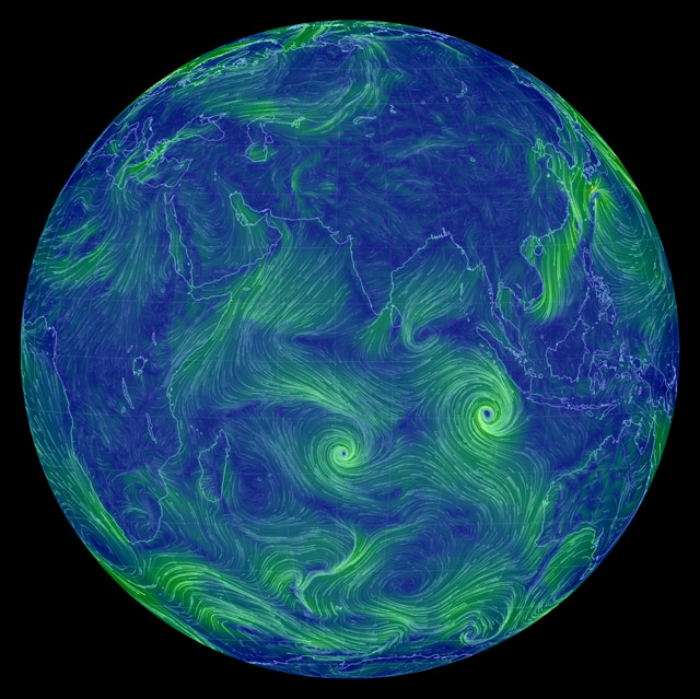 Wind Map Earth