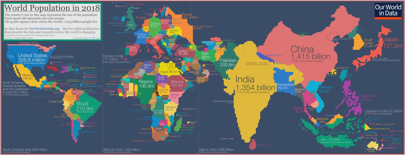 World Map Population
