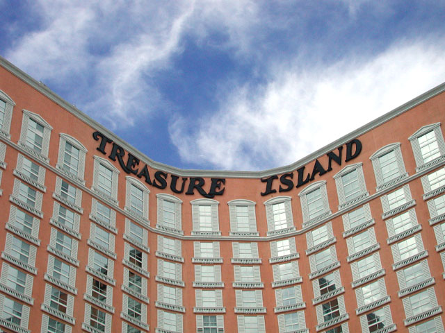 treasure island. i like the bend in the building for some reason